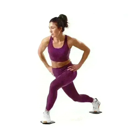 Reebok Sliding Core Discs, Pair Home Exercise Equipment New In a Box - Picture 4 of 8